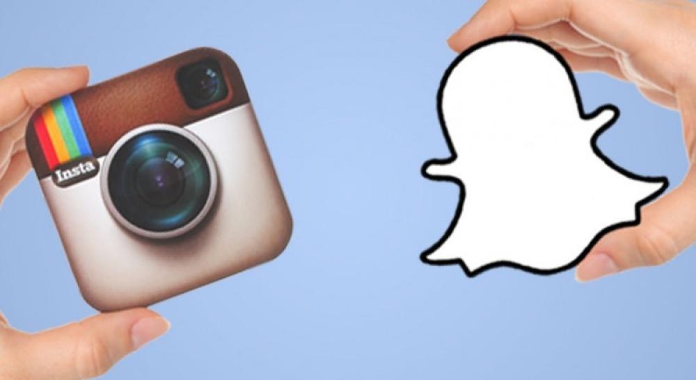 Instagram Snapchat mintára